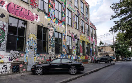 Tbilisi, Georgia - Sep 22, 2018. Old town of Tbilisi, Georgia. Tbilisi is Georgia ancient and...