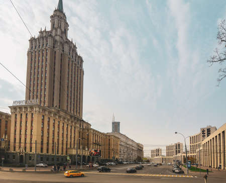 Moscow, Russia - Oct 3, 2016. Cityscape of Moscow, Russia. Moscow, on the Moskva River in western Russia, is the nation cosmopolitan capital.のeditorial素材