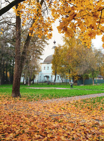 Suzdal, Russia - Oct 3, 2016. Autumn scenery in Suzdal Town, Russia. Suzdal is the main towns of the ancient Russian principality in the 12th centuries.のeditorial素材