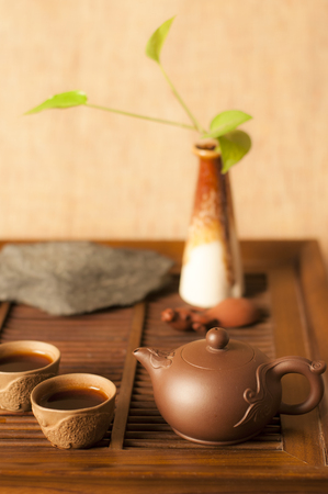 Beauty of the tea ceremonyの写真素材