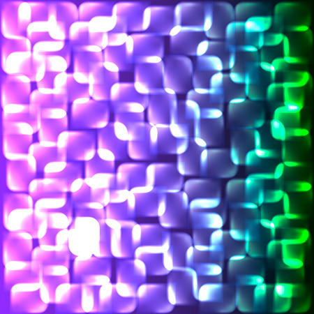 abstract background consisting of triangles with a gradient from pink to greenのイラスト素材