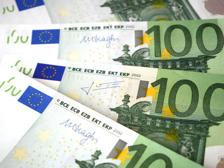 euro money on table. Macro, Closeupの写真素材