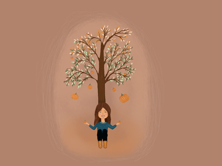 Pumpkin rainの写真素材