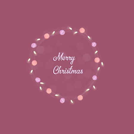 Merry Christmas cardの写真素材