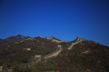 Great Wall in Chinaの写真素材