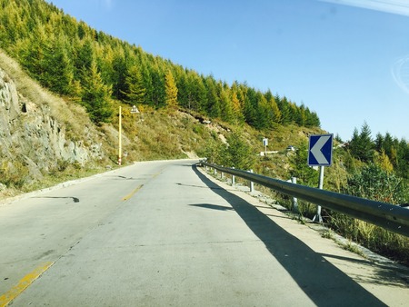 asphalt roadの写真素材