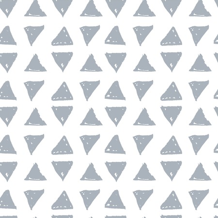 Seamless pattern with hand drawing geometrical elements.のイラスト素材