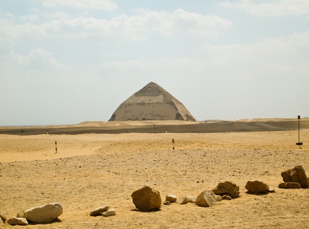 Bent Pyramid in the royal necropolis of Dashur, Egypt