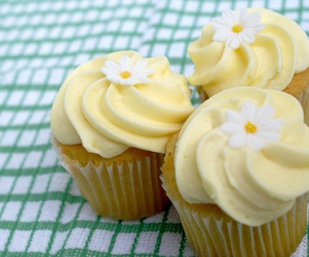 Easter Cup cakesの写真素材