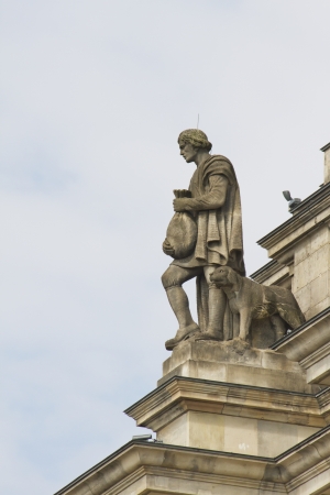 Reichstag, Berlin, statueの写真素材