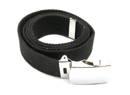 Rolled up beltの写真素材
