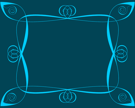 Design background with lines and spirals on pinkのイラスト素材