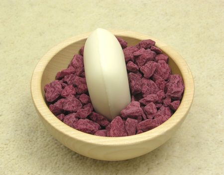 Wellness and hygienic objects on soft backgroundの写真素材