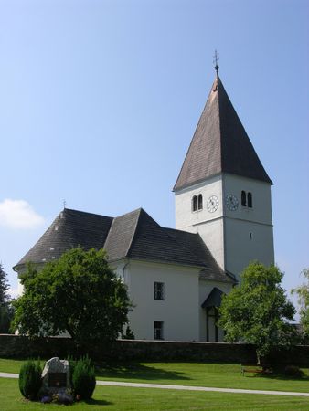 Church in Freiland Austriaの写真素材