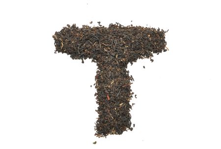 Detailed but simple image of black tea mixの写真素材