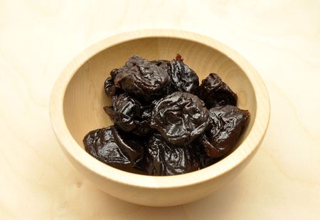 Detailed but simple image of dried plumの写真素材