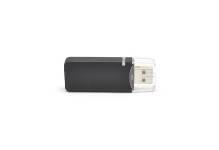 Detailed but simple image of USB card readerの写真素材