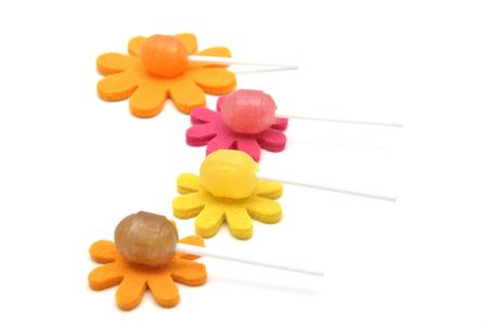 Lolly on feltの写真素材