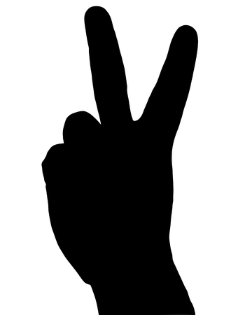 Finger signsのイラスト素材