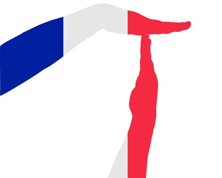 French Timeoutのイラスト素材
