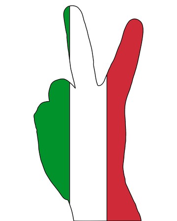 Italian finger signalsのイラスト素材