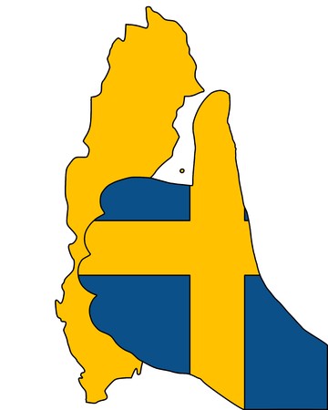 Swedish finger signalのイラスト素材