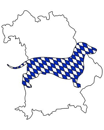 Bavarian badgerのイラスト素材