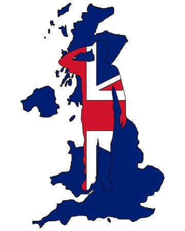 British Saluteのイラスト素材