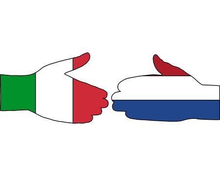 International Handshakeのイラスト素材