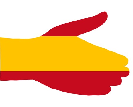 Spanish handshakeのイラスト素材