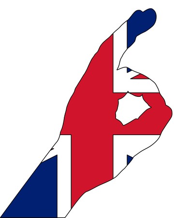 British finger signalのイラスト素材