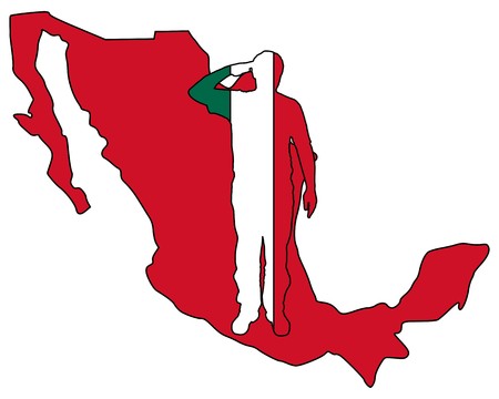 Mexican saluteのイラスト素材