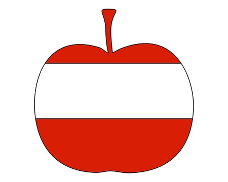 Austrian appleのイラスト素材