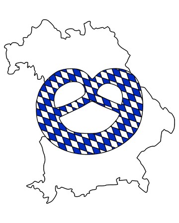 Bavarian Pretzelのイラスト素材