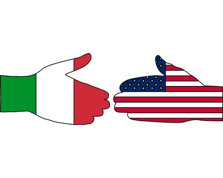 International Handshakeのイラスト素材
