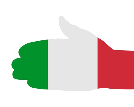 Italian Handshakeのイラスト素材