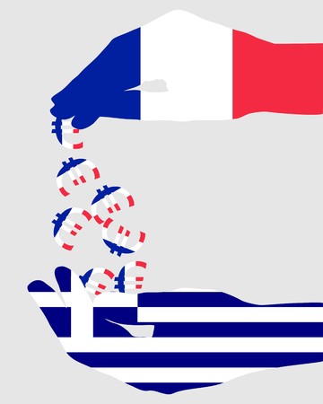 Subsidies for greeceのイラスト素材