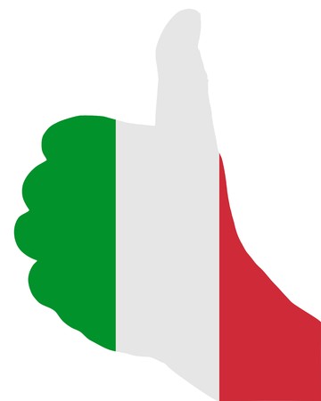 Italian finger signalsのイラスト素材