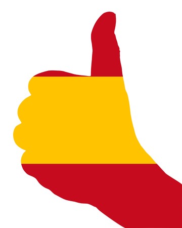 Spanish finger signalのイラスト素材
