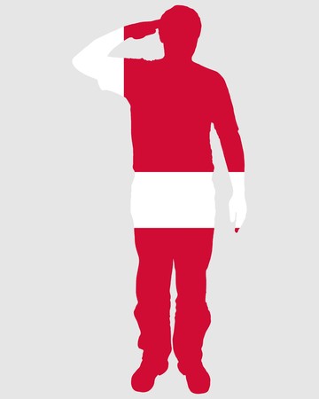 Danish Saluteのイラスト素材