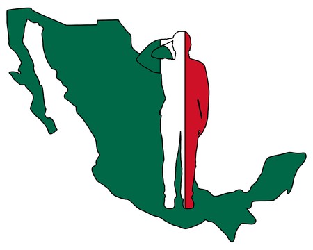 Mexican saluteのイラスト素材