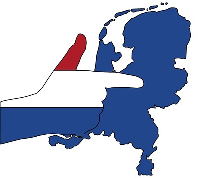 Dutch finger signalの写真素材