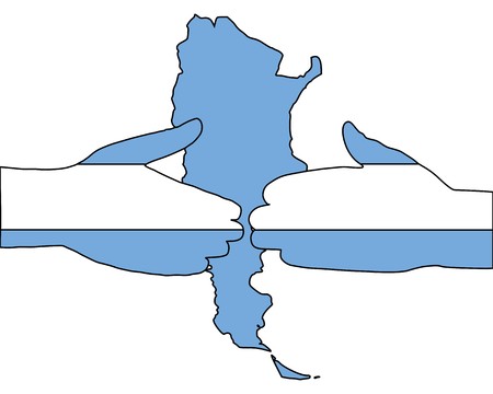 Wellcome to Argentinaの写真素材