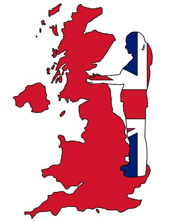 British handshakeのイラスト素材