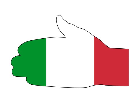 Italian Handshakeのイラスト素材
