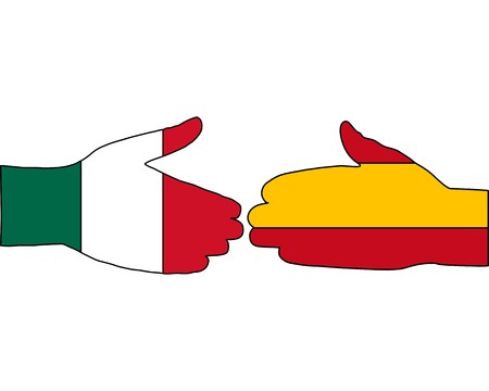 International handshakeのイラスト素材