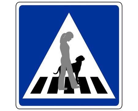 Traffic sign for dogsのイラスト素材