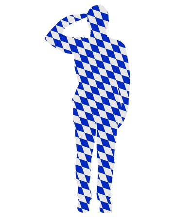 Bavarian saluteのイラスト素材