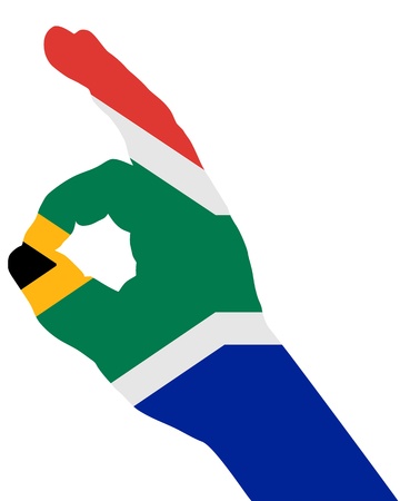 South African finger signalのイラスト素材