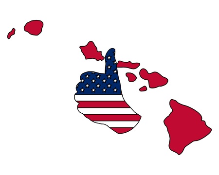 Hawaiian hand signalの写真素材